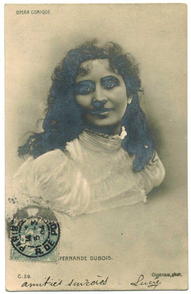 DUBOIS, Fernande C 29. Opéra Comique. Photo Ogerau