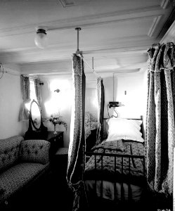 Duchess of Connaught's Bedroom on the 'Empress of Ireland' (1906) RMG G10656