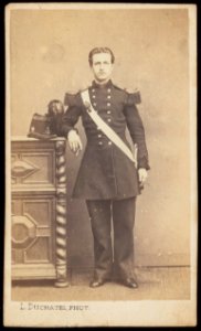 Duchatel, Louis - carte de visite, Portret van een man in uniform