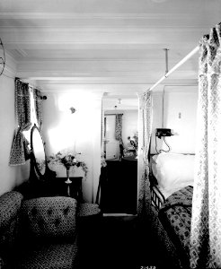 Duchess of Connaught's Bedroom on the 'Empress of Ireland' (1906) RMG G10657