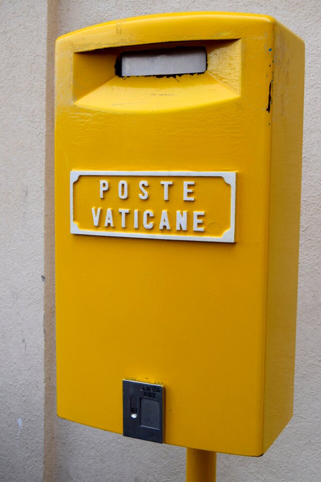 Vatican post brown email brown box