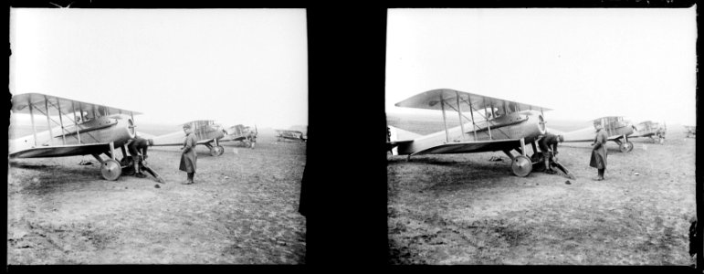 Dugny. RGA. Biplan SPAD - Fonds Berthelé - 49Fi665