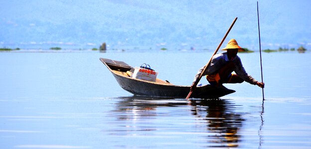 Inle lake lake myanmar photo