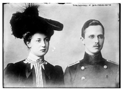Duke & Duchess of Saxe-Coburg-Gotha LCCN2014698096