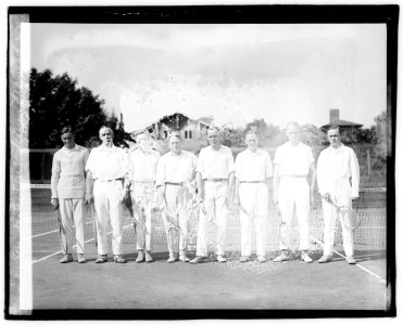 Dumbarton Club tennis team, 1920 LCCN2016828830