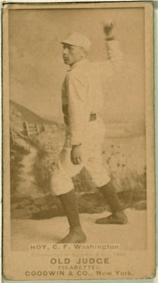 Dummy Hoy, Washington Statesmen, baseball card portrait LCCN2007686953