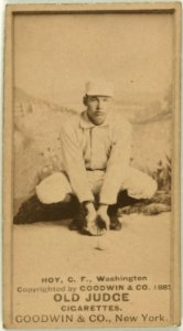 Dummy Hoy, Washington Statesmen, baseball card portrait LCCN2007686954