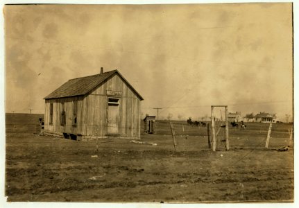 Dunbar School, a shack belonging to the City Schools of Lawton and in the city limits. Has been in use a good many years - some say since the country opened up, 16 years ago. The Country LOC nclc.00673
