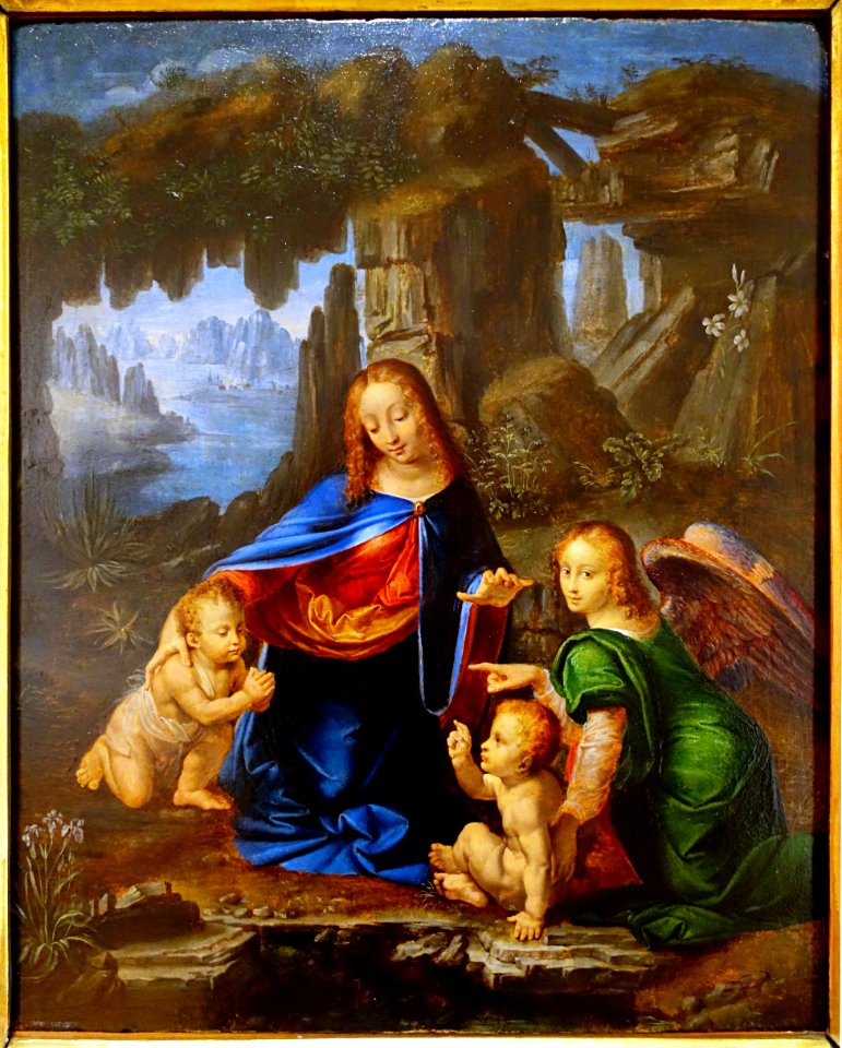 Dunkerque musee vierge rocher apres vinci