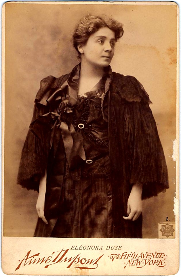 Dupont, Aimé (1842-1900) - Eleonora Duse ì -- New York, 1896