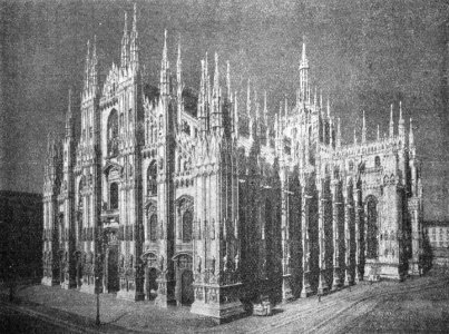 Duomo di Milano, ante 1912 - Archivio Meraviglioso ICM BC1912n11f4