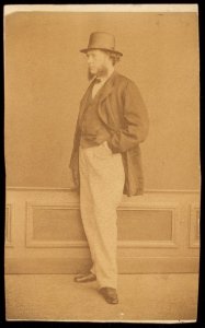 Dupont, Joseph - carte de visite, Gustave de Forchaux époux de Adèle Thys