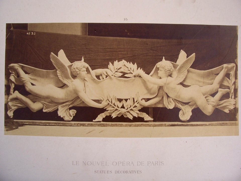 Durandelle Opera Statues decoratives 35 Arc doubleau de la scene