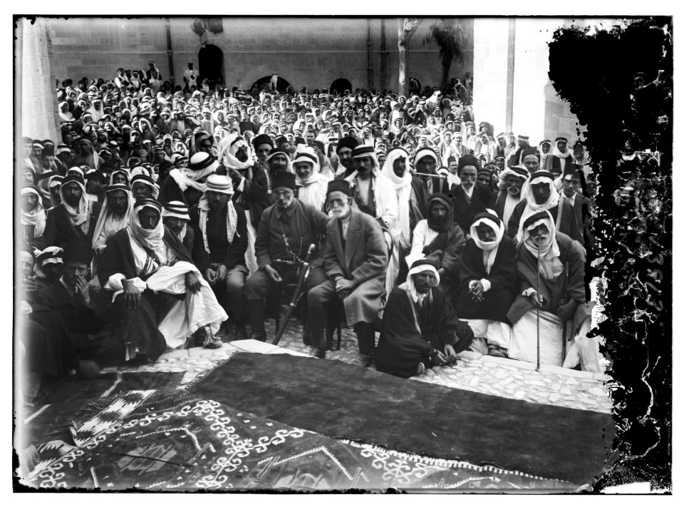 Durbar in Es-Salt. Aug. 21, 1920 LOC matpc.04766