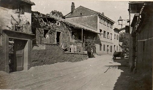 Durch Fliegerbombe zerstörtes Haus in Komen.24.8.17. (BildID 15599114)