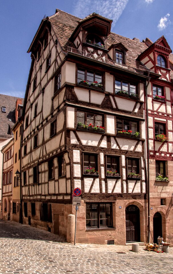 Middle ages building tower