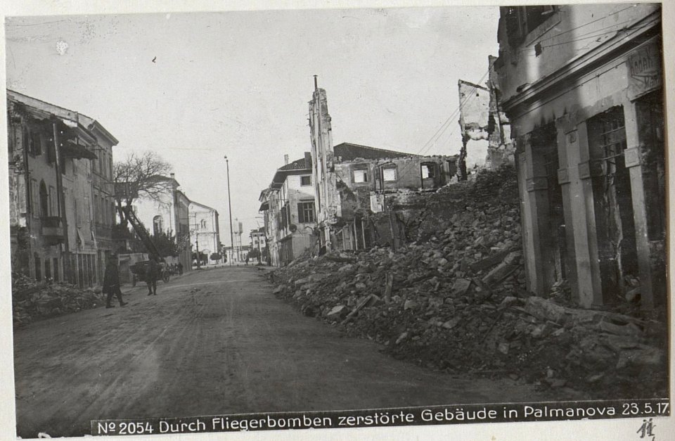 Durch Fliegerbomben zerstörte Gebäude in Palmanova 23.11.17. (BildID 15611206)