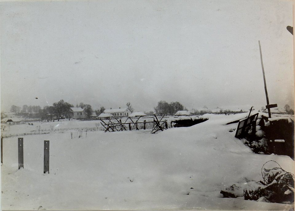 Durchblick auf die Drahtverhaue in der Richtung Ptycze im Abschnitt des Infanterieregiments 84 (BildID 15442531)