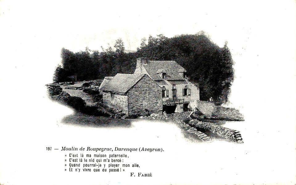 Durenque (Aveyron) - Moulin de Roupeyrac b