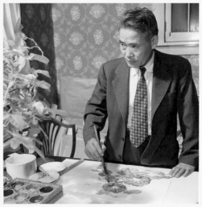 During his spare time, Professor Obata likes to draw and paint for his own pleasure