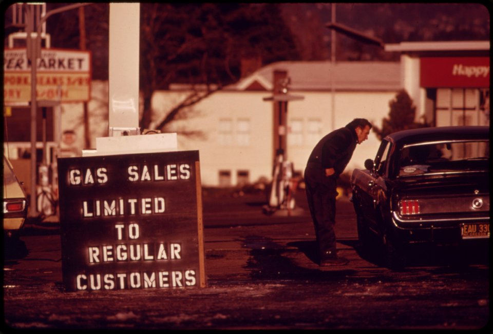 During-the-fuel-crisis-before-gasoline-sales-were-regulated-by-the-state-a-dealer-in-tigard-pumped-gas-only-to-his-regular-customers-the-driver-in-this-picture-was-refused-service-011974 4272502608 o