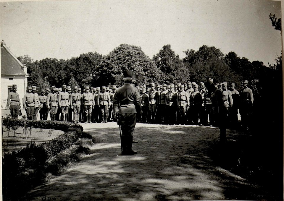 Duschi Sichow.Verabschiedung Sr.Exellenz Dankl vom 1. Op.Armeekommando gelegentlich seines Abganges nach Trient als Landesverteidigungskommandant (BildID 15637117)