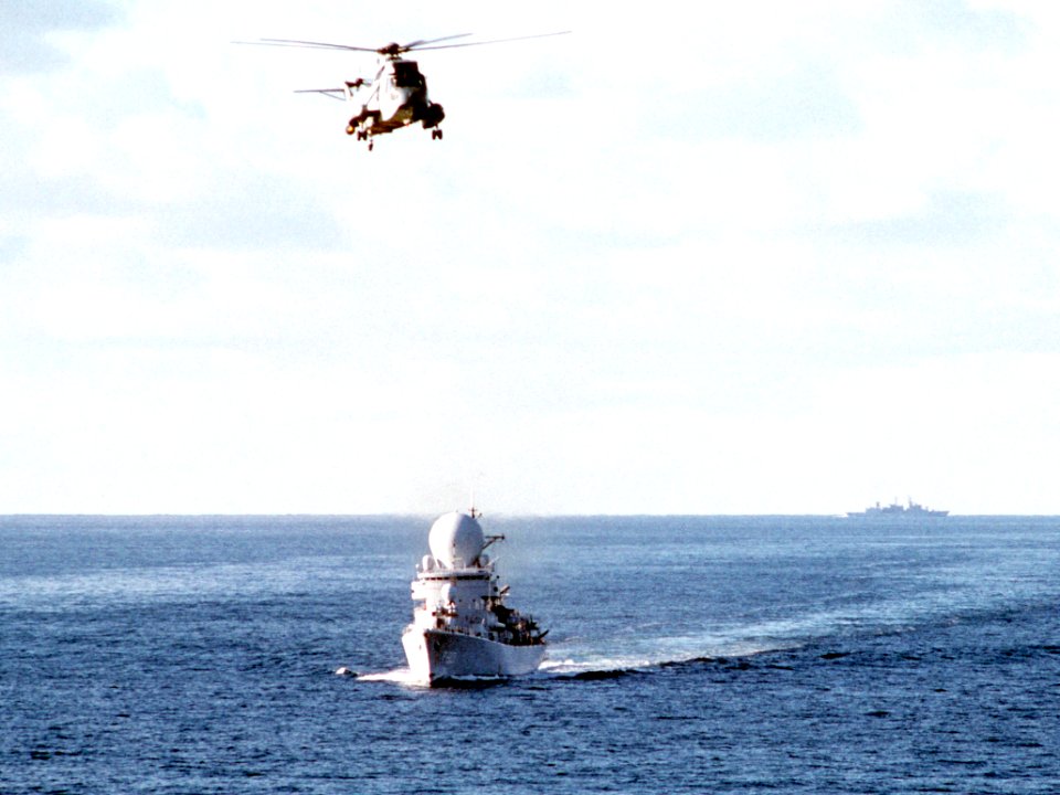 Dutch frigate Tromp (F801) during North Star 1991