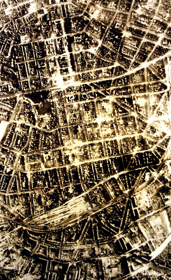 Dusseldorf, Germany after one week of Royal Air Force bombing, June 1943 (27804339421)