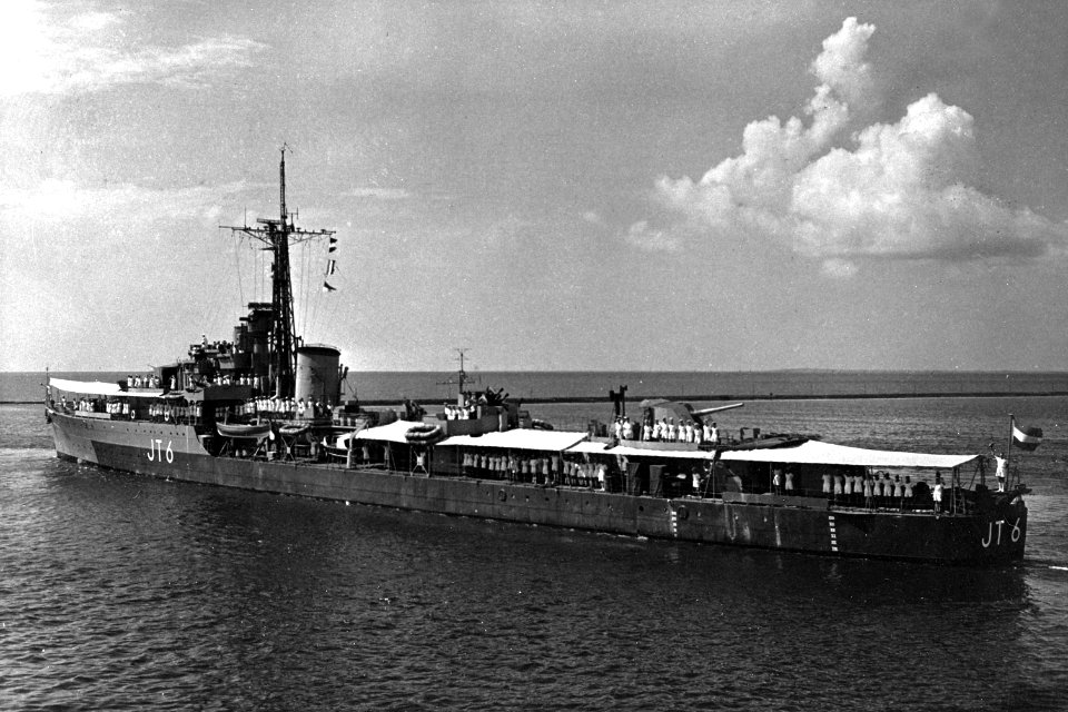 Dutch destroyer Kortenaer (D804) c1948