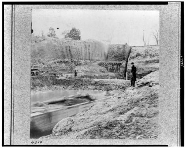 Dutch Gap Canal (...) November 1864, while Canal was being dug LCCN98503448