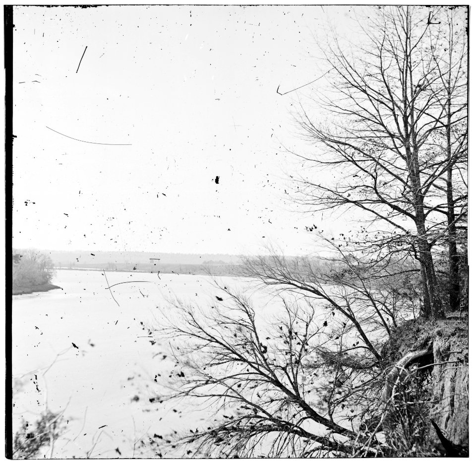 Dutch Gap, Virginia (vicinity). View on James River LOC cwpb.01931