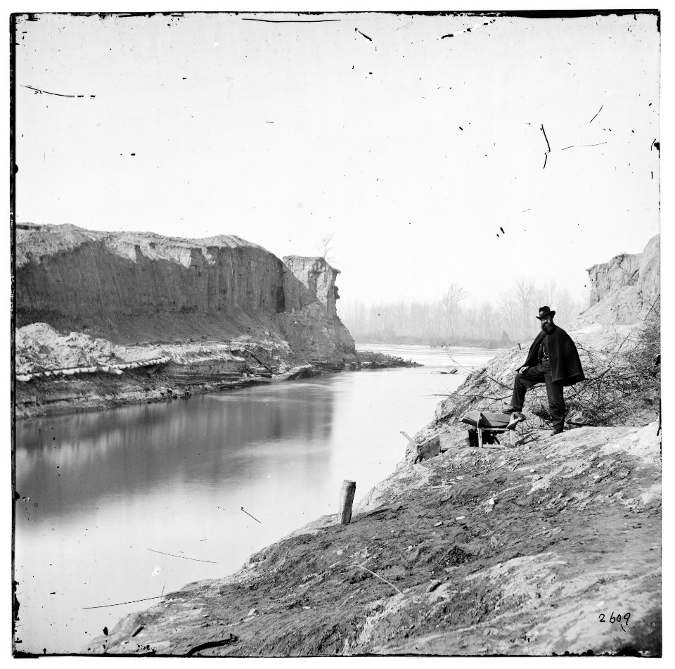 Dutch Gap, Virginia. View of completed canal LOC cwpb.02033