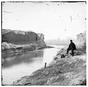 Dutch Gap, Virginia. View of completed canal LOC cwpb.02033
