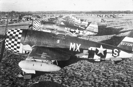 Duxford Aerodrome - 78th Fighter Group - 82d FS P-47 Thunderbolts