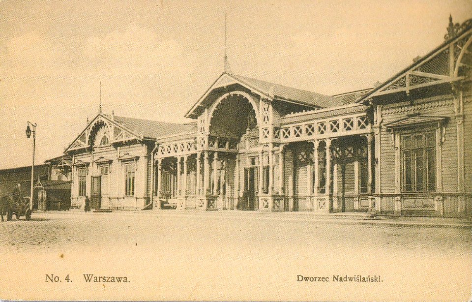 Dworzec Nadwiślański w Warszawie 1908