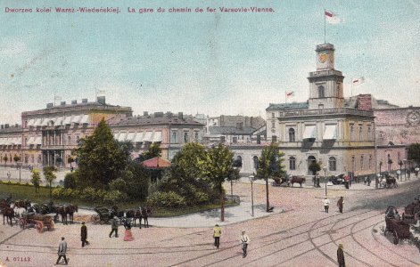 Dworzec Wiedeński w Warszawie przed 1916 photo