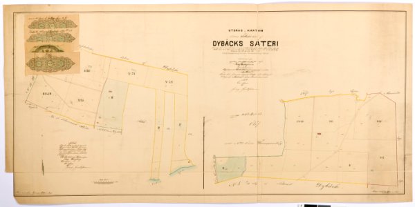 Dybäcks säteri, Malmöhus län, 1825-1872 - Hallwylska museet - 101087