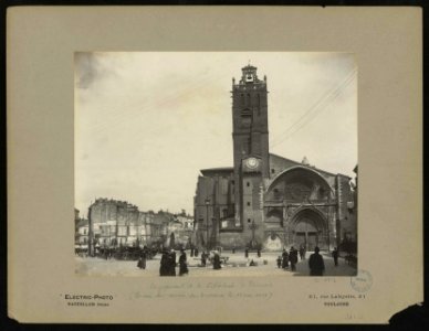 Dégagement de la cathédrale Saint-Étienne. - FRAC31555 26Fi43