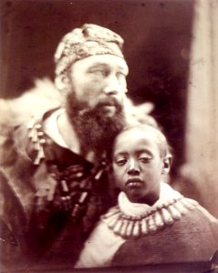 Déjatch Alámayou and and Báshá Félika, by Julia Margaret Cameron