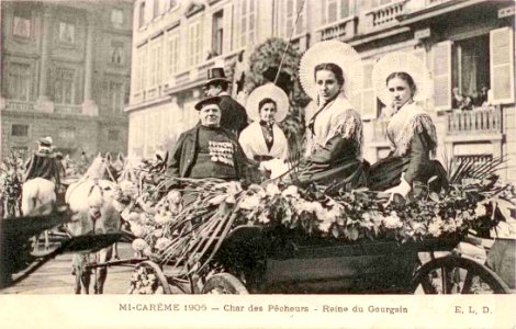 Délégation calaisienne à la Mi-Carême à Paris 1906
