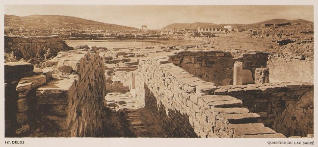 Délos Quartier du Lac Sacré - Baud-bovy Daniel Boissonnas Frédéric - 1919