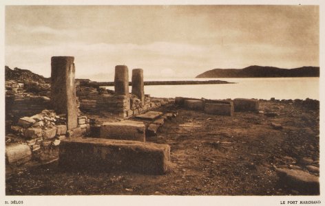 Délos, le Port Marchand - Baud-bovy Daniel Boissonnas Frédéric - 1919