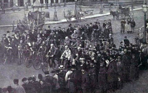 Départ du premier Bordeaux-Paris, en 1891- 3