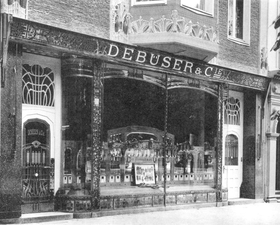 Düsseldorf Geschäftshaus Königsallee 25, von Architekt H. vom Endt, Die Architektur des XX. Jahrhunderts - Zeitschrift für moderne Baukunst. Jahrgang 1905, 64