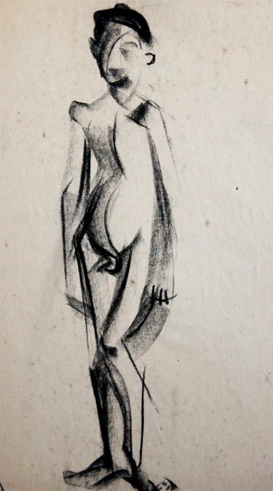 Dörte Helm - Männlicher Akt (1919)