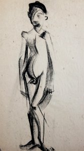 Dörte Helm - Männlicher Akt (1919)