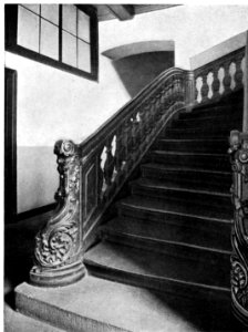 Düsseldorf, Altes Rathaus, Treppe im Seitenflügel