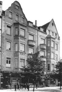 Düsseldorf Graf-Adolph-Straße 32 und 34, von Architekt W. May, Die Architektur des XX. Jahrhunderts - Zeitschrift für moderne Baukunst. Jahrgang 1909, 86