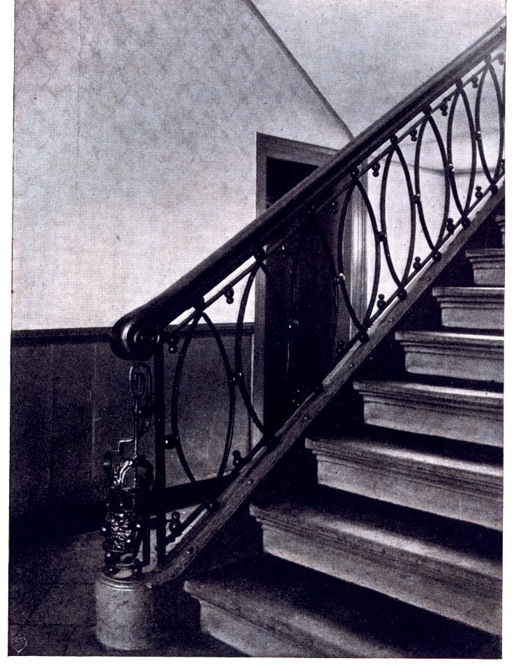 Düsseldorf, Palais Spinrath, Treppe