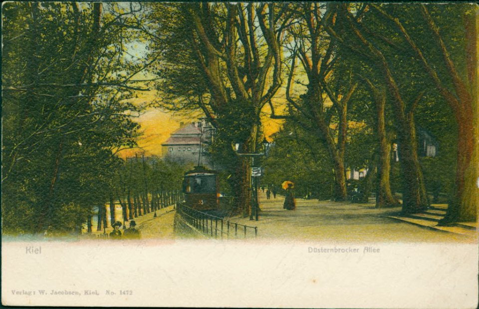 Düsternbrooker Allee (später Düsternbrooker Weg) (Kiel 82.839)